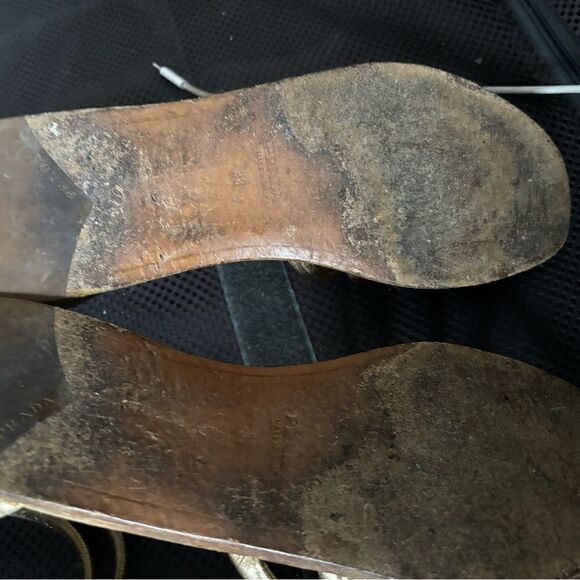 Prada gladiator sandals rope cuff shoe strap sandals ankle bracelet flats y2k - Picture 6 of 9